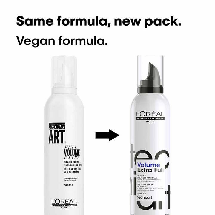 LOreal Professionnel Tecni.Art Full Volume Extra Strong Hold Mousse, 250ml