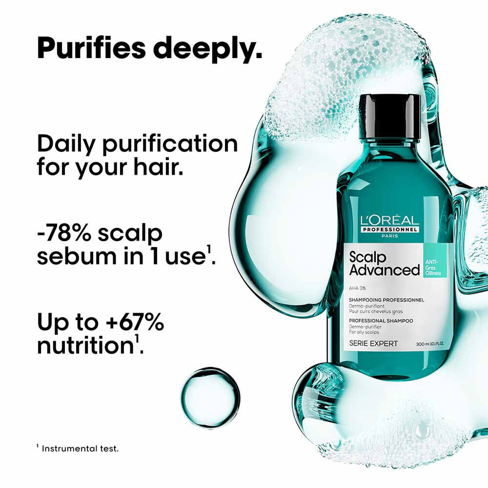 L'Oréal Professionnel Serie Expert Scalp Advanced Anti-Oiliness Dermo Purifier Shampoo 300ml
