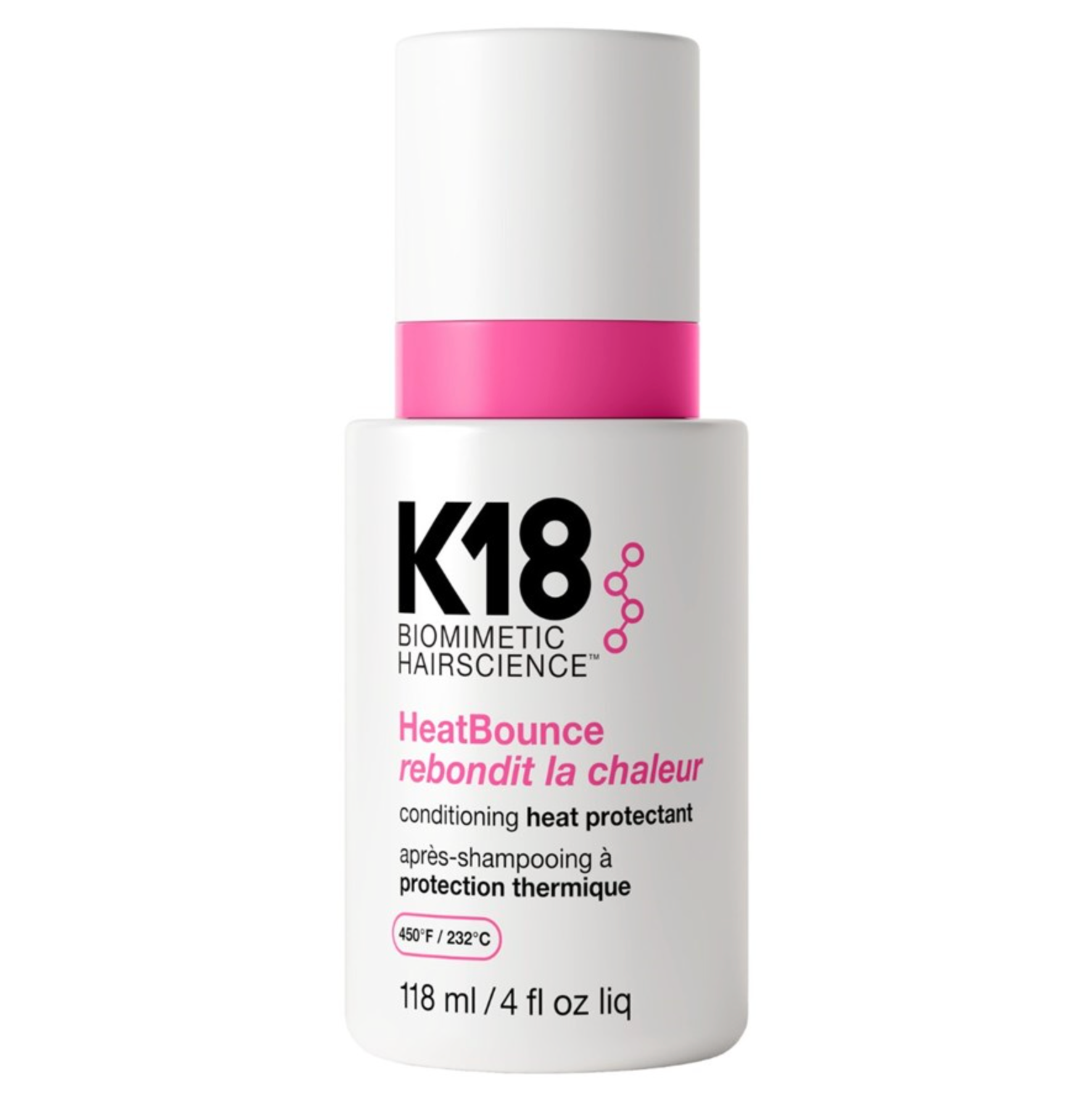 K18 HeatBounce Conditioning Heat Protectant 118ml / 236 ml