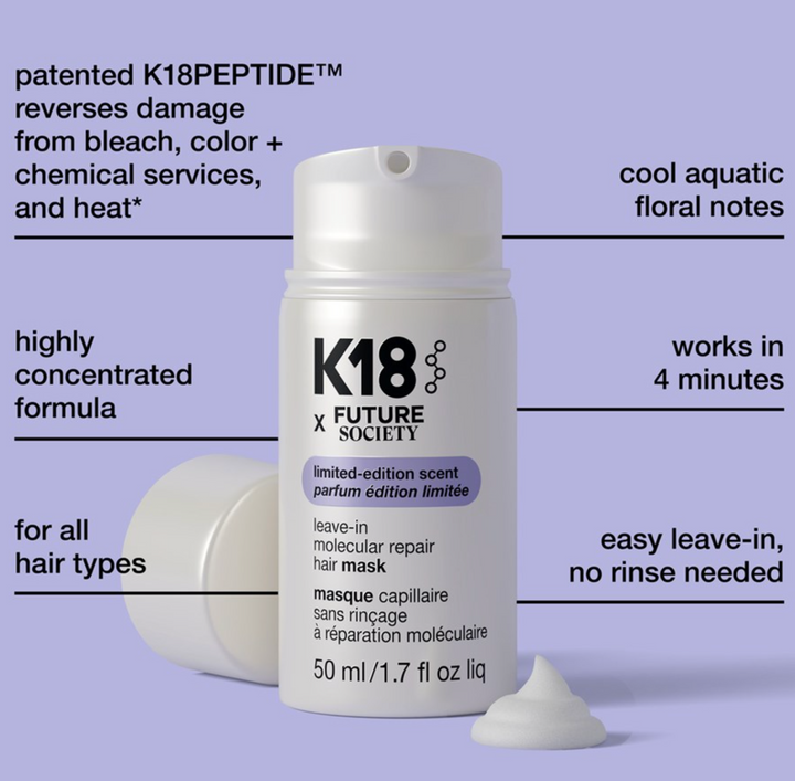 18 x Future Society Leave-in Molecular Repair Hair Mask 50ml