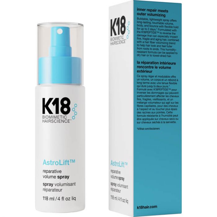 K18 AstroLift Reparative Volume Hair Spray 118ml
