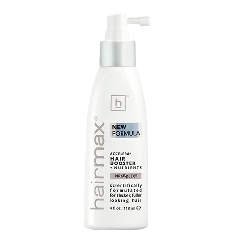 HairMax Acceler8 Hair Booster + Nutrients bottle