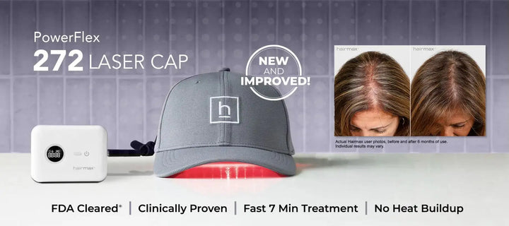 Hairmax 272 Laser Therapy Cap with accessories