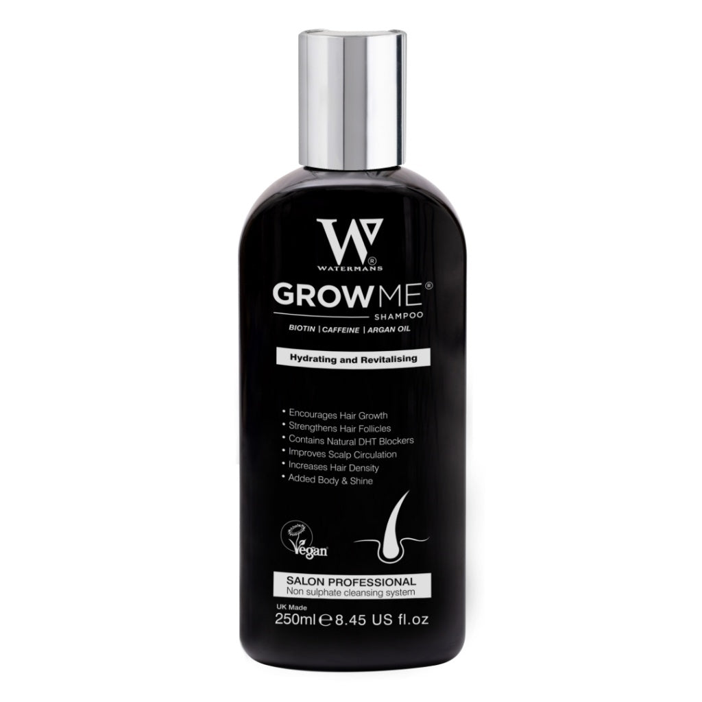 Watermans Grow Me hair growth 250ml shampoo bottle – Regrow Hair Centre