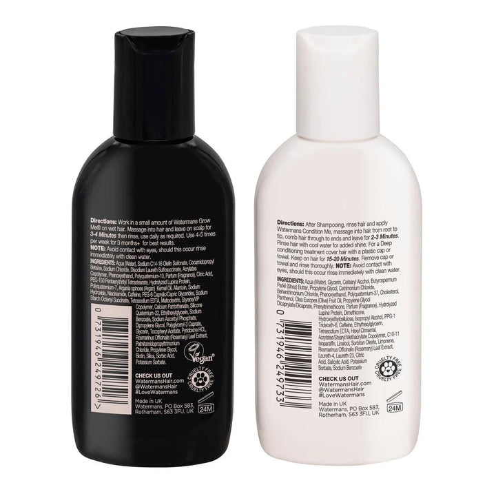 Watermans Shampoo And Conditioner (Travel Size)