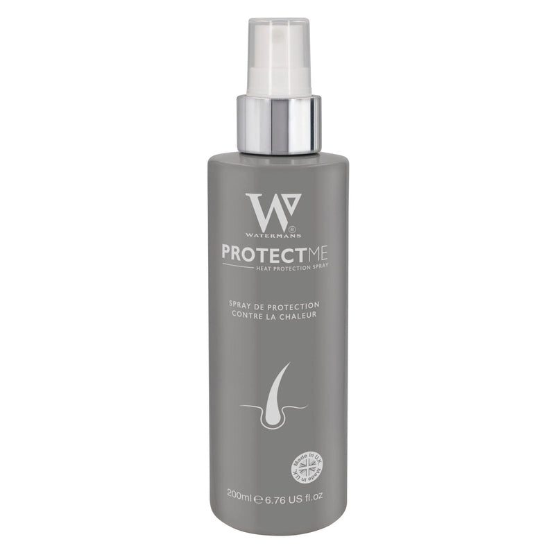 Watermans Protect Me heat protection spray for healthy, shiny hair